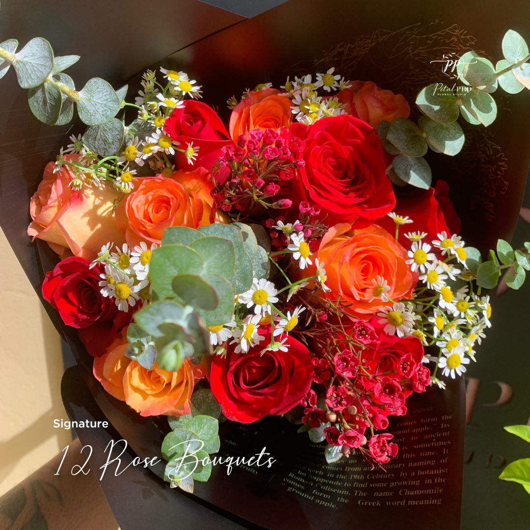 12 Rose Bouquet