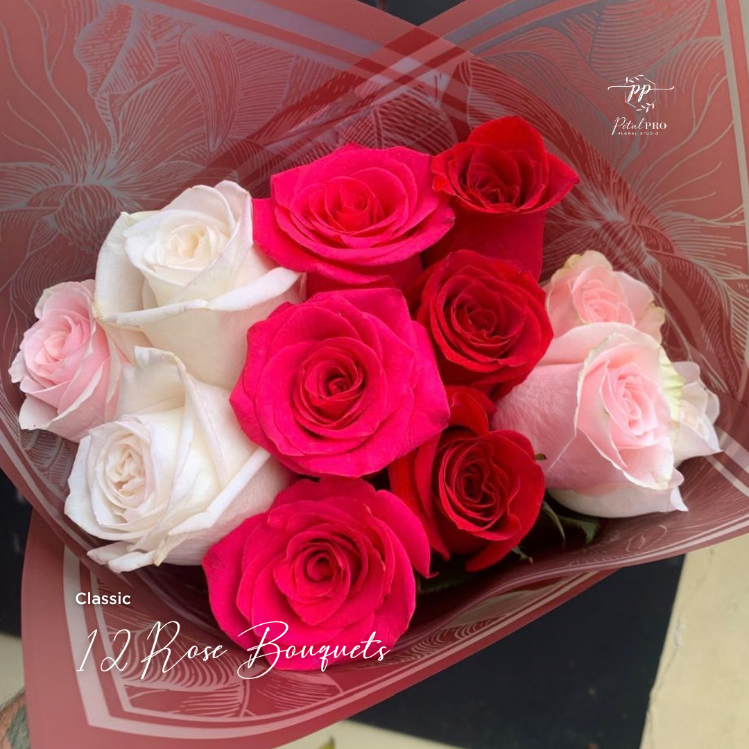 12 Rose Bouquet