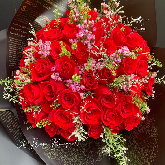 50 Rose Bouquets