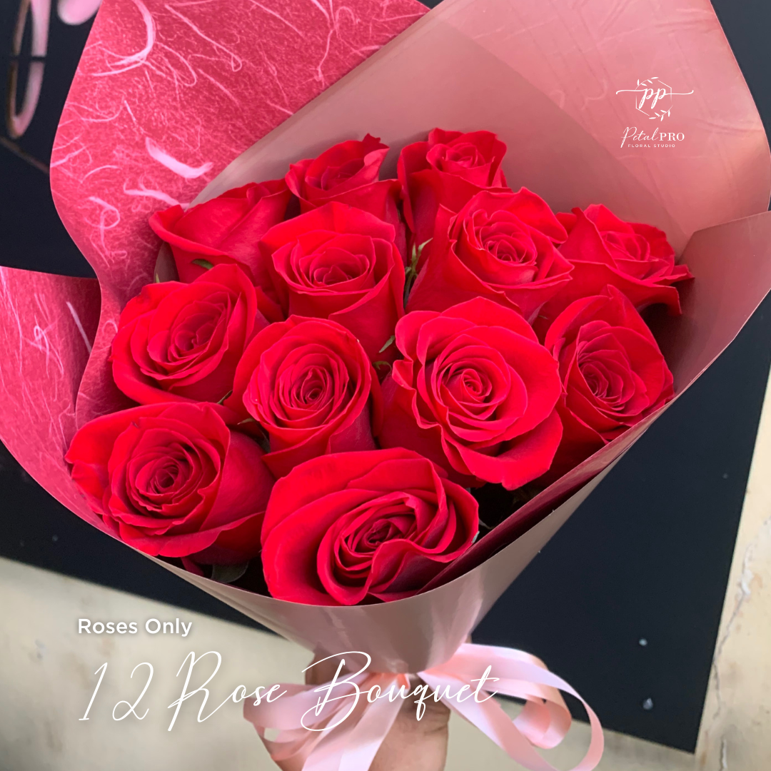 12 Rose Bouquet