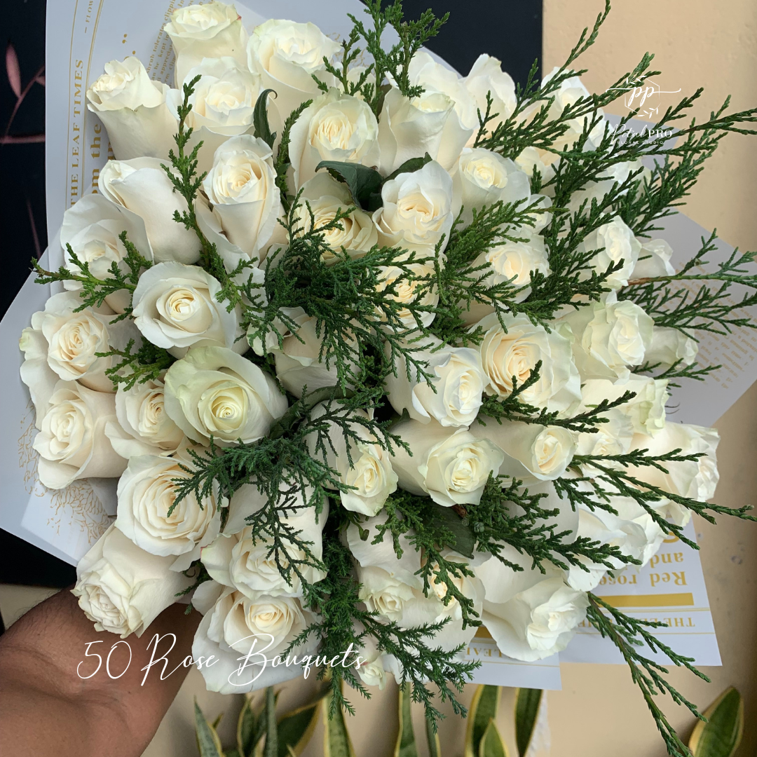 50 Rose Bouquets