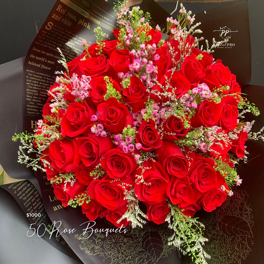 50 Rose Bouquets