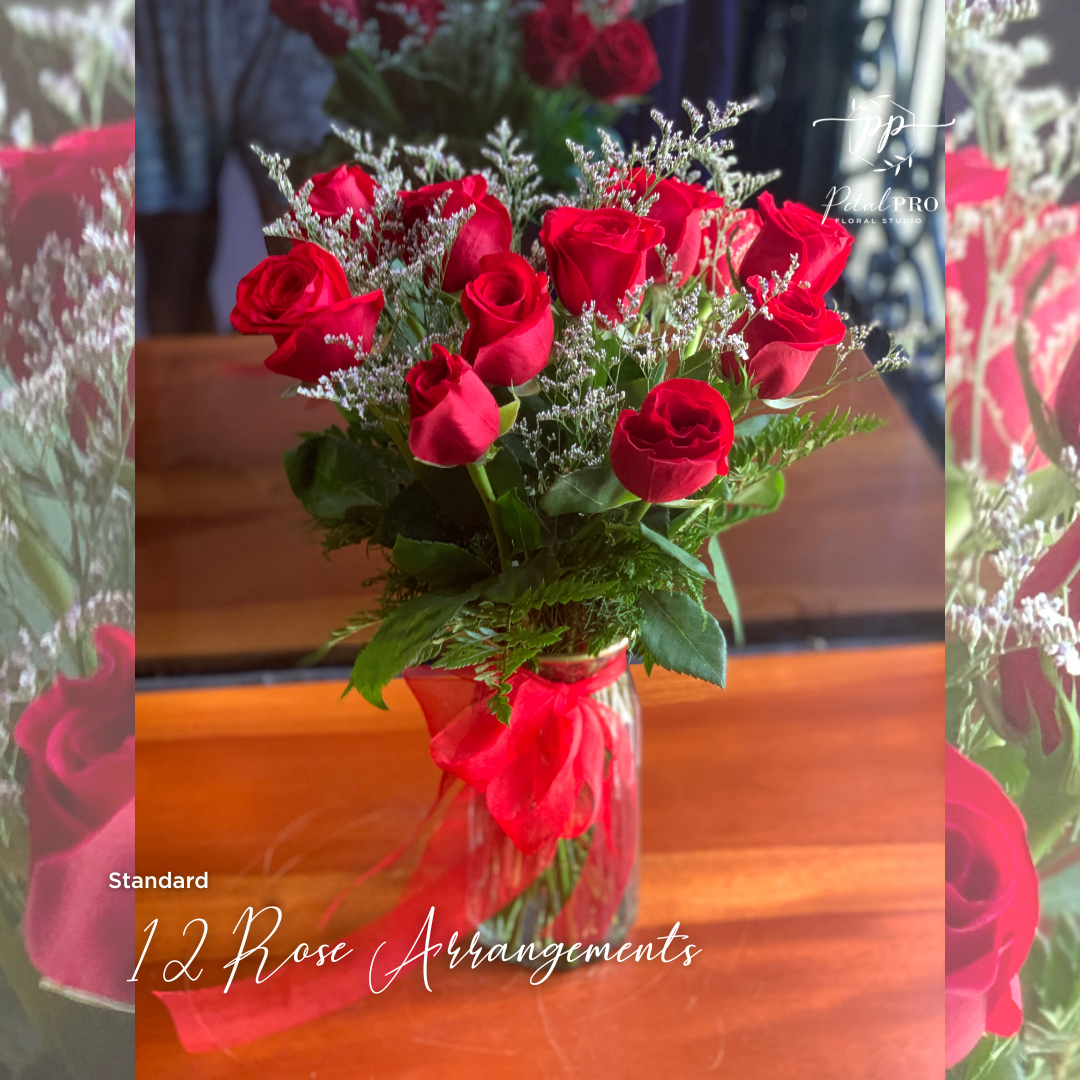12 Rose Arrangement