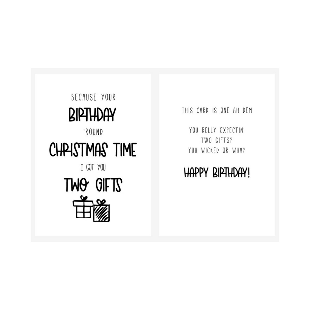 Include a card