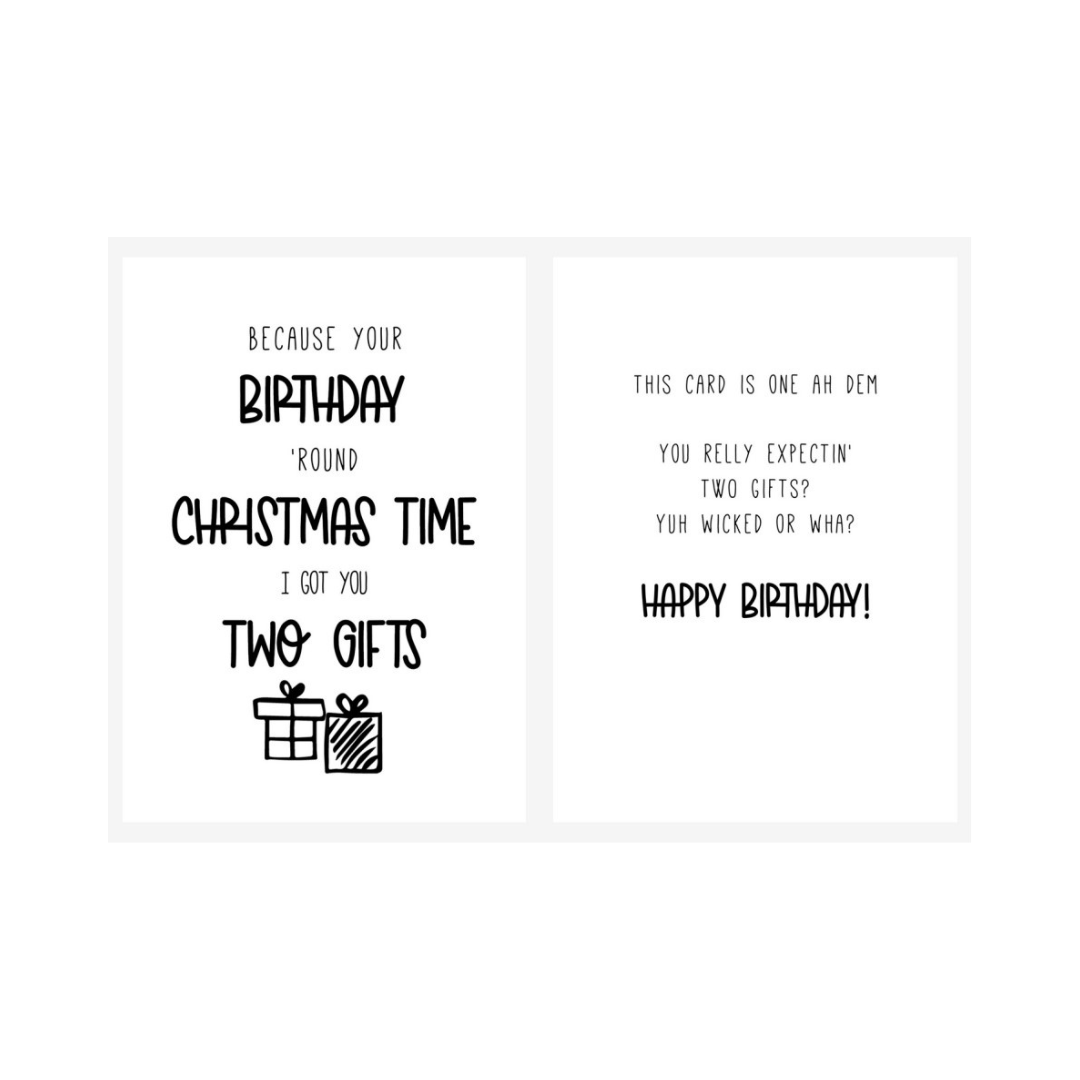 Include a card